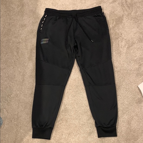 Hurley Other - Hurley Black Sweatpants with Tapered Leg and Drawstring Waist